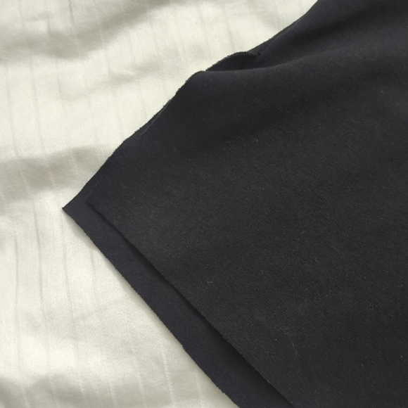 OAK + FORT Black Turtleneck Sleeveless Crop Top Size S - Picture 3 of 10